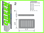 Filtre à air pour SUZUKI VITARA 1,9L D (68 cv) années 96>05