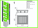 Filtre à air pour SUZUKI SAMURAI TRI-COUCHE